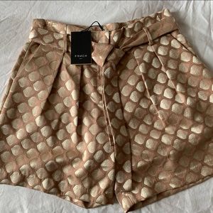 Brand new swanky shorts high waist belt tie.